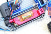 Traxxas Rustler 4X4 VXL (67076-4) Aluminum Battery Hold-Down - 1 Set Red