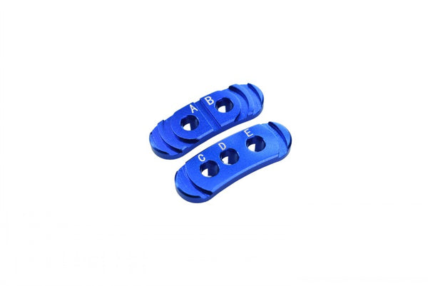 Traxxas Rustler 4X4 VXL (67076-4) Aluminum Fixed Gear Adapter - 2Pc Set Blue
