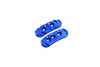 Traxxas Rustler 4X4 VXL (67076-4) Aluminum Fixed Gear Adapter - 2Pc Set Blue