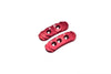 Traxxas Rustler 4X4 VXL (67076-4) Aluminum Fixed Gear Adapter - 2Pc Set Red