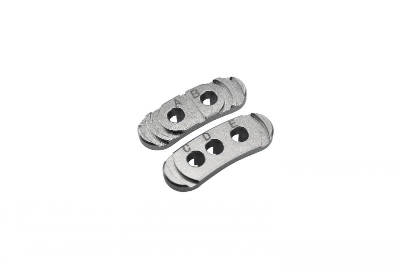 Traxxas Rustler 4X4 VXL (67076-4) Aluminum Fixed Gear Adapter - 2Pc Set Silver