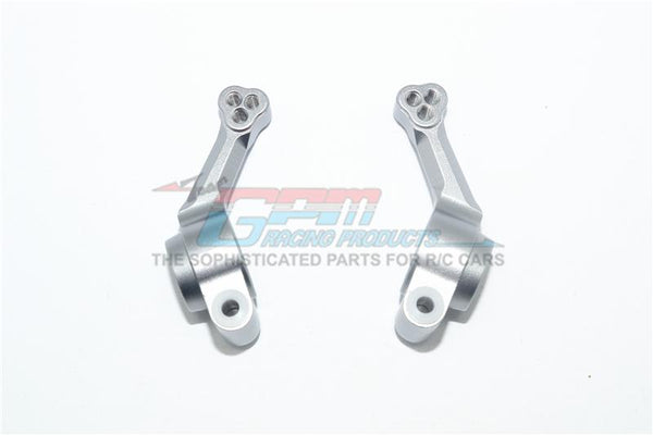 Traxxas Rustler 4X4 VXL (67076-4) Aluminum Rear Knuckle Arm - 2Pc Set Gray Silver