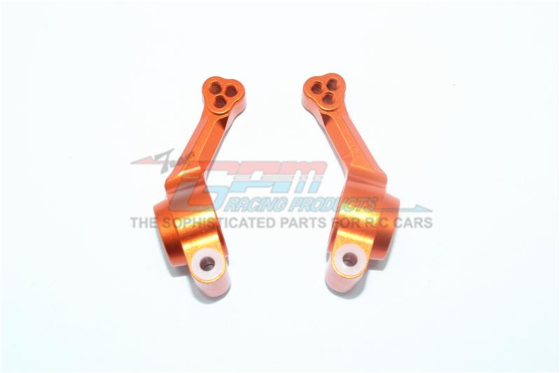 Traxxas Rustler 4X4 VXL (67076-4) Aluminum Rear Knuckle Arm - 2Pc Set Orange