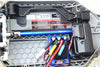 Traxxas Rustler 4X4 VXL (67076-4) Stainless Steel + Aluminum Center Drive Shaft - 1 Set Blue