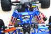 Traxxas Rustler 4X4 VXL (67076-4) / Hoss 4X4 VXL (90076-4) Aluminum Rear Shock Tower - 1Pc Set Blue