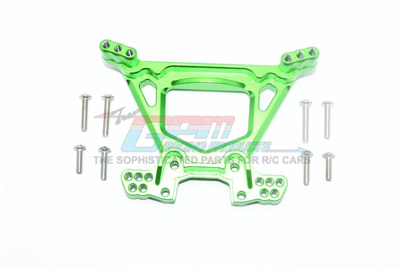 Traxxas Rustler 4X4 VXL (67076-4) Aluminum Rear Shock Tower - 1Pc Set	 Green