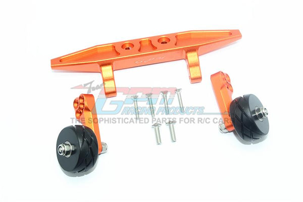 Traxxas Rustler 4X4 VXL (67076-4) Aluminum Rear Adjustable Wheelie - 1 Set Orange