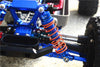 Traxxas Rustler 4X4 VXL (67076-4) / Hoss 4X4 VXL (90076-4) Aluminum Front Adjustable Shocks 87mm - 1Pr Set Blue