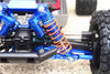 Traxxas Rustler 4X4 VXL (67076-4) / Hoss 4X4 VXL (90076-4) Aluminum Front Adjustable L-Shape Piggy Back Shocks 87mm - 1Pr Set Blue