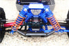 Traxxas Rustler 4X4 VXL (67076-4) / Hoss 4X4 VXL (90076-4) Aluminum Front Adjustable L-Shape Piggy Back Shocks 87mm - 1Pr Set Blue