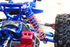 Traxxas Rustler 4X4 VXL (67076-4) / Hoss 4X4 VXL (90076-4) Aluminum Rear Adjustable Shocks 102mm - 1Pr Set Orange