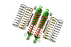Traxxas Rustler 4X4 VXL (67076-4) / Hoss 4X4 VXL (90076-4) Aluminum Rear Adjustable Shocks 102mm - 1Pr Set Green