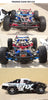 Traxxas Rustler 4X4 VXL (67076-4) Upgrade Parts Aluminum Front + Rear Shocks (Low Center Of Gravity Version) - 4Pc Set Blue