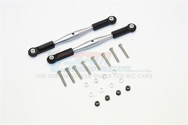 HPI Savage XL Flux Aluminium Front Sterring/Rear Supporting Tie Rod - 2Pcs Set Grey Silver
