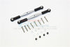 HPI Savage XL Flux Aluminium Front Sterring/Rear Supporting Tie Rod - 2Pcs Set Grey Silver