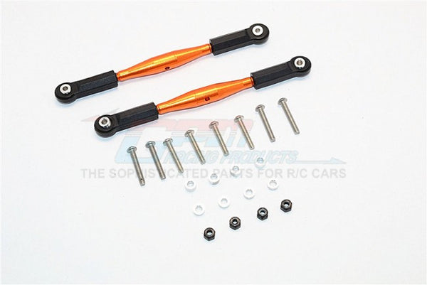 HPI Savage XL Flux Aluminium Front Sterring/Rear Supporting Tie Rod - 2Pcs Set Orange