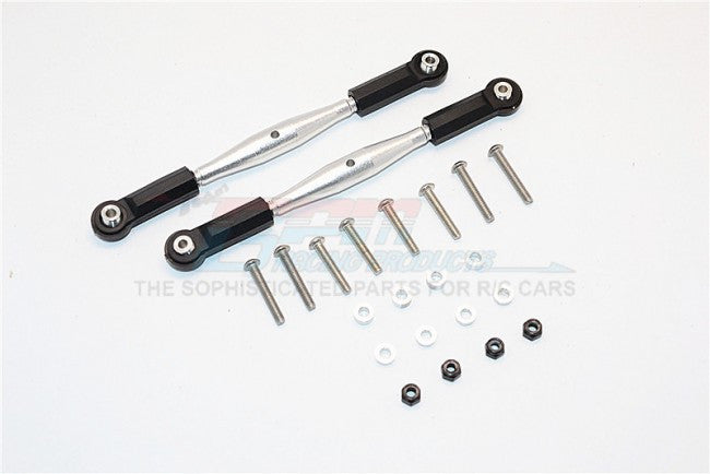HPI Savage XL Flux Aluminium Front Sterring/Rear Supporting Tie Rod - 2Pcs Set Silver