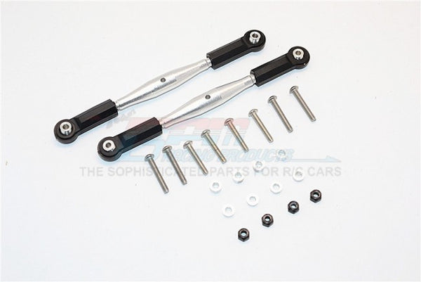HPI Savage XL Flux Aluminium Front Sterring/Rear Supporting Tie Rod - 2Pcs Set Silver