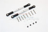 HPI Savage XL Flux Aluminium Front Sterring/Rear Supporting Tie Rod - 2Pcs Set Silver