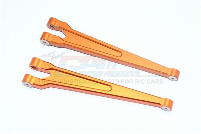 HPI Savage XL Flux Aluminum Front Or Rear Upper Arm - 2Pc Set Orange