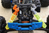 HPI Savage XL Flux Aluminium Front/Rear L-Shape Adjustable Damper (160mm) - 1Pr Set Orange
