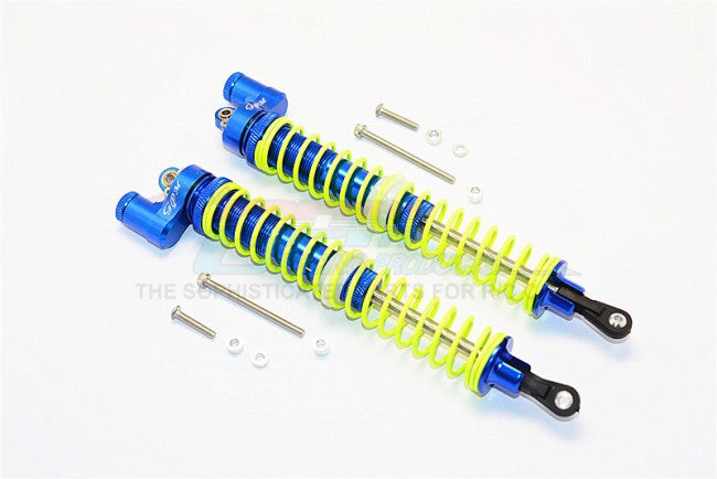 HPI Savage XL Flux Aluminium Front/Rear L-Shape Adjustable Damper (160mm) - 1Pr Set Blue