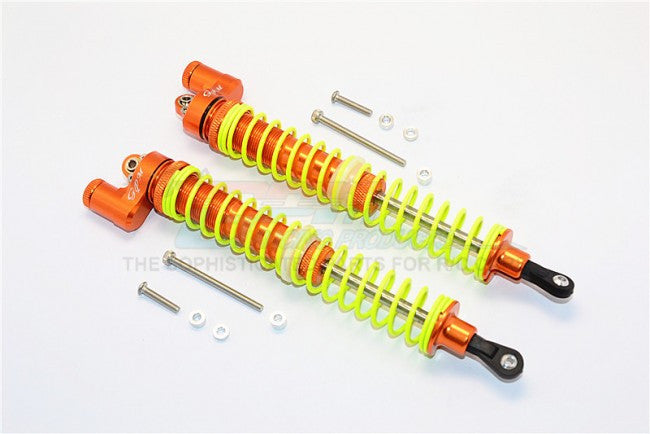 HPI Savage XL Flux Aluminium Front/Rear L-Shape Adjustable Damper (160mm) - 1Pr Set Orange