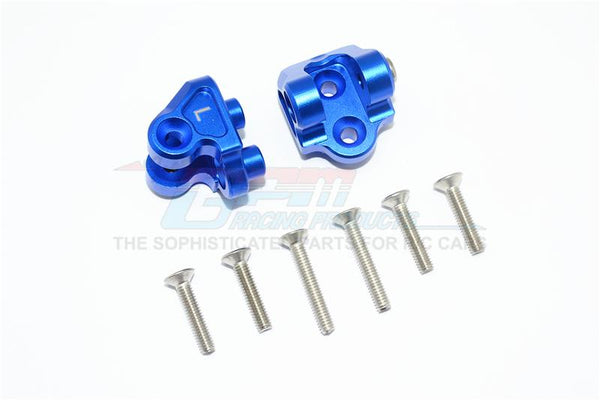 Losi 1/6 Super Baja Rey 4X4 Desert Truck Aluminum Upper Axle Mount Set For Suspension Links - 1Pr Set Blue