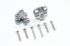 Losi 1/6 Super Baja Rey 4X4 Desert Truck Aluminum Upper Axle Mount Set For Suspension Links - 1Pr Set Gray Silver