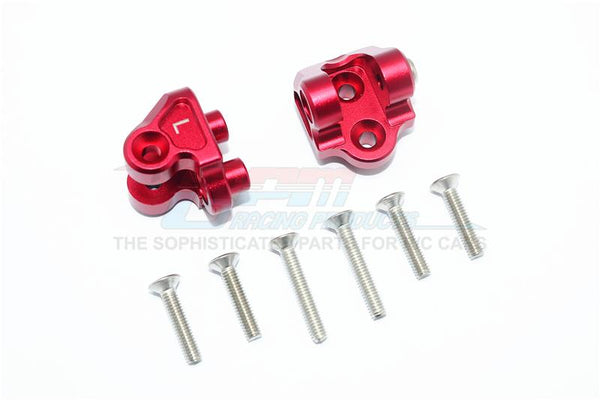 Losi 1/6 Super Baja Rey 4X4 Desert Truck Aluminum Upper Axle Mount Set For Suspension Links - 1Pr Set Red