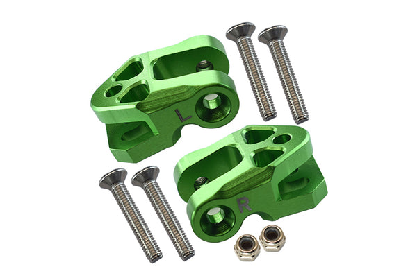 Aluminum  Rear Lower Axle Mount Set For Rear Suspension Links For LOSI 1:6 4WD Super Baja Rey LOS05013 / Super Baja Rey 2.0 LOS05021 Upgrades - Green