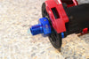 Losi 1/6 Super Baja Rey 4X4 Desert Truck Aluminum Wheel Hex Adapter (+2mm) - 6Pc Set Black
