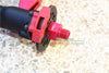 Losi 1/6 Super Baja Rey 4X4 Desert Truck Aluminum Wheel Hex Adapter (+5mm) - 6Pc Set Red