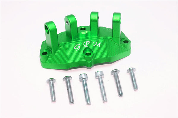 Aluminum Mount for Upper Gearbox Rear Upper Suspension Links For LOSI 1:6 Super Baja Rey 4X4 / Super Baja Rey 2.0 / Super Rock Rey V2 / Super Baja Rey BND Upgrades - Green