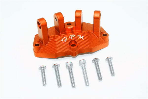 Aluminum Mount for Upper Gearbox Rear Upper Suspension Links For LOSI 1:6 Super Baja Rey 4X4 / Super Baja Rey 2.0 / Super Rock Rey V2 / Super Baja Rey BND Upgrades - Orange