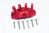 Losi 1/6 Super Baja Rey 4X4 Desert Truck Aluminum Mount For Upper Gearbox Rear Upper Suspension Links - 1Pc Set Red