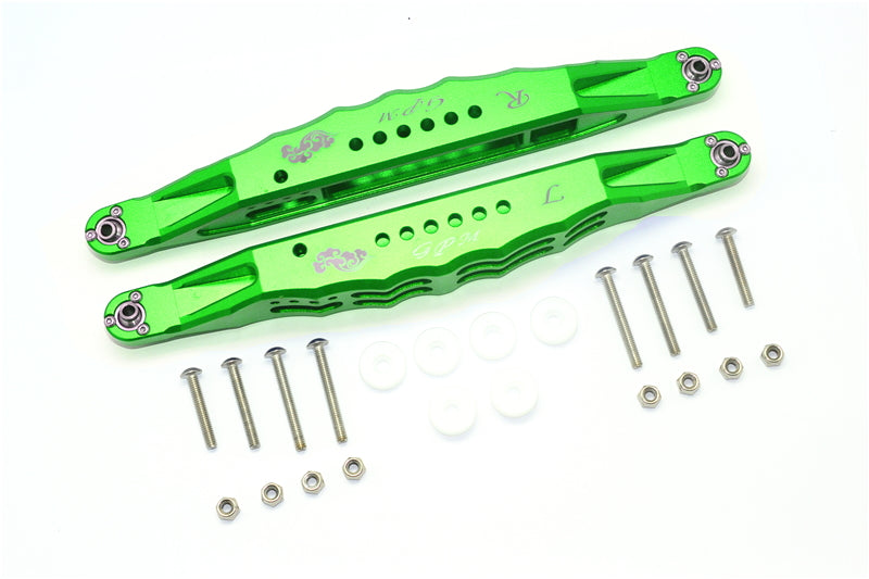 Losi 1/6 Super Baja Rey 4X4 Desert Truck Aluminum Rear Lower Trailing Arms - 1Pr Set Green