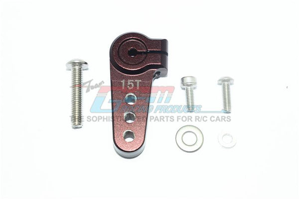 Losi 1/6 Super Baja Rey 4X4 Desert Truck Aluminum Adjustable 15T Servo Horn - 1Pc Set Brown