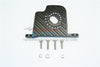 Losi 1/6 Super Baja Rey 4X4 Desert Truck Aluminum Motor Mount Plate With Heat Sink Fins - 1Pc Set Black