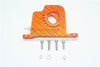 Losi 1/6 Super Baja Rey 4X4 Desert Truck Aluminum Motor Mount Plate With Heat Sink Fins - 1Pc Set Orange