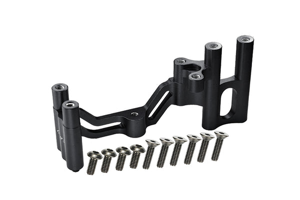 Aluminum Servo Mount For LOSI 1:6 4WD Super Baja Rey LOS05013 / Super Baja Rey 2.0 LOS05021 Upgrades - Black