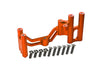 Aluminum Servo Mount For LOSI 1:6 4WD Super Baja Rey LOS05013 / Super Baja Rey 2.0 LOS05021 Upgrades - Orange