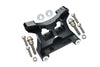 Aluminum Front Damper Mount For LOSI 1:6 4WD Super Baja Rey LOS05013 / Super Baja Rey 2.0 LOS05021 Upgrades - Black