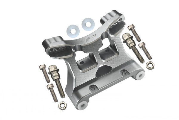 Aluminum Front Damper Mount For LOSI 1:6 4WD Super Baja Rey LOS05013 / Super Baja Rey 2.0 LOS05021 Upgrades - Silver