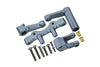 Aluminum Steering Assembly For LOSI 1:6 4WD Super Baja Rey LOS05013 / Super Baja Rey 2.0 LOS05021 Upgrades - Gray Silver