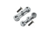 Aluminum Stabilizing Mount For Steering Assembly For LOSI 1:6 4WD Super Baja Rey LOS05013 / Super Baja Rey 2.0 LOS05021 Upgrades - Silver