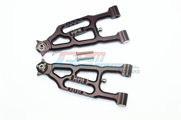 Losi 1/6 Super Baja Rey 4X4 Desert Truck Aluminum Front Lower Suspension Arm - 1Pr Set Brown