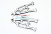 Losi 1/6 Super Baja Rey 4X4 Desert Truck Aluminum Front Lower Suspension Arm - 1Pr Set Gray Silver