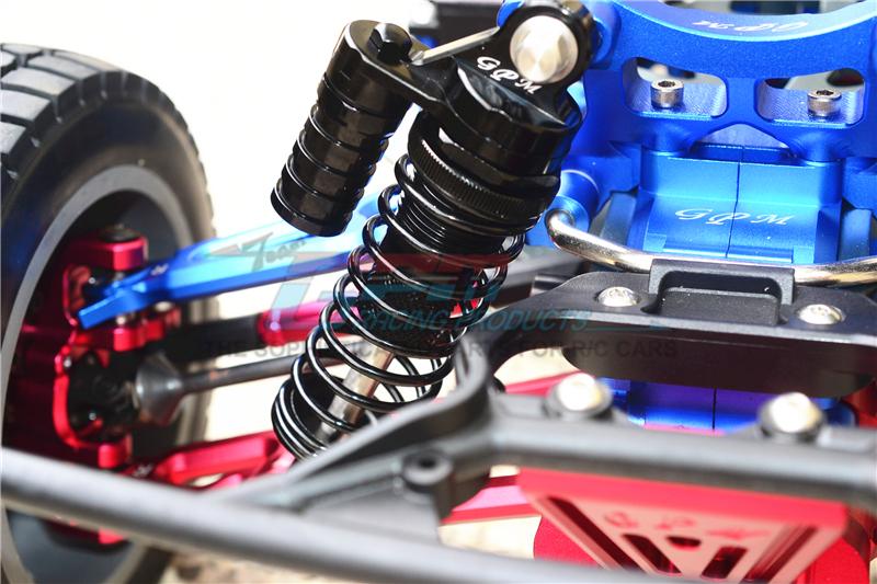 GPM Aluminium Mount Upper Gearbox Rear Suspension Links Für Losi 1:6 Super Baja Rey - Blau GPM Suspension Links Mount GPM Aluminium Mount Upper Gearbox Rear Suspension Links Für Losi 1:6 Super Baja Rey - Blau GPM Suspension Links Mount