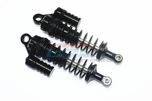 Losi 1/6 Super Baja Rey 4X4 Desert Truck Aluminum Front L-Shape Shocks (132mm) - 1Pr Set Black